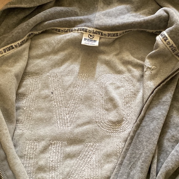 Grey victoria’s secret jacket| kind of thin| worn a few times| - Picture 3 of 3